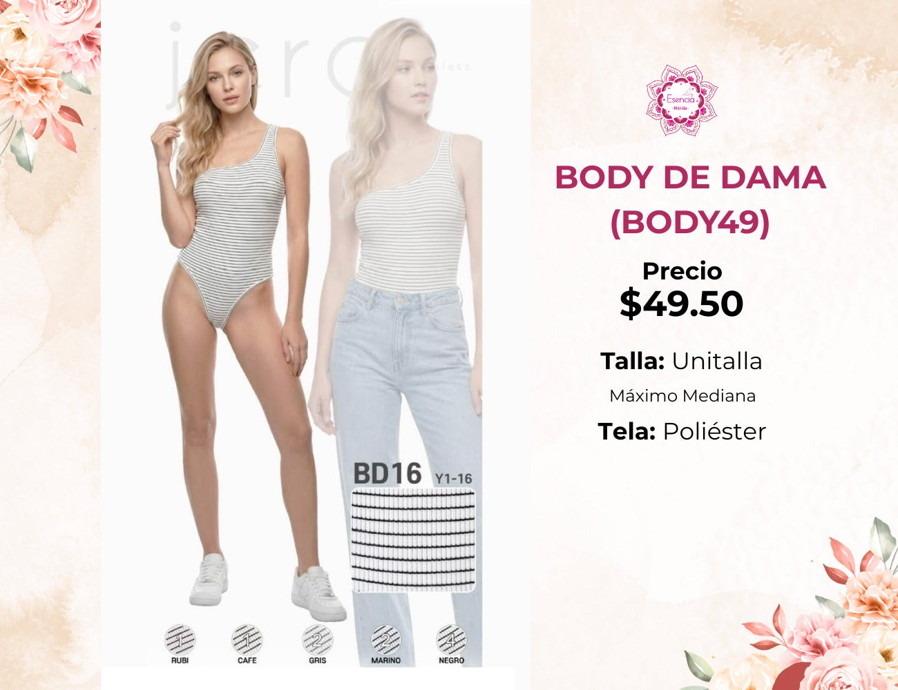 BODY PARA DAMA (B49)