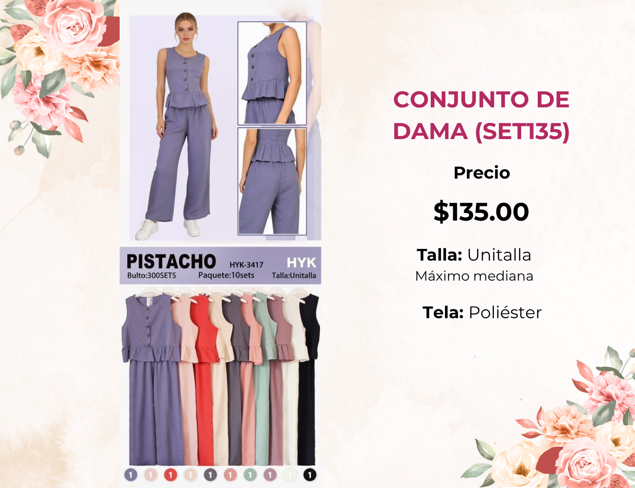 SET DE DAMA (SET135)