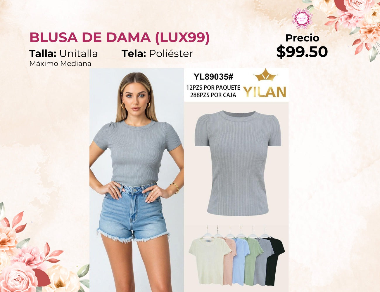 BLUSAS DE DAMA PREMIUM (LUX99)