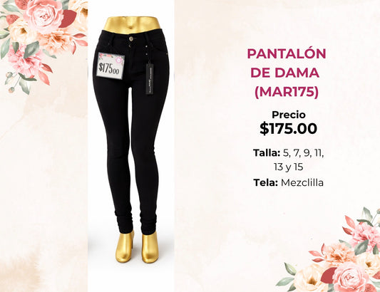PANTALÓN DE DAMA TIPO COLOMBIANO (MAR175)