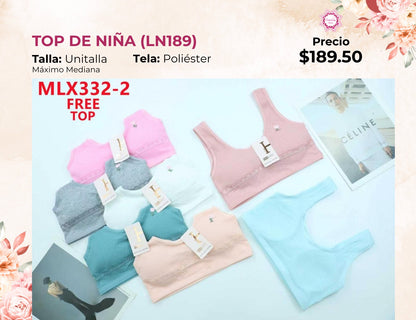 TOPS DE NIÑA (LN189)