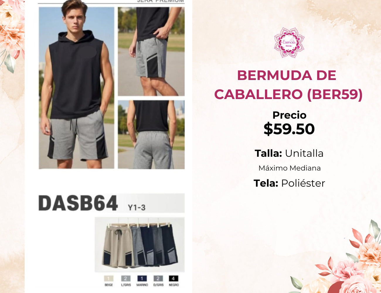 BERMUDAS DE CABALLERO (BER59)