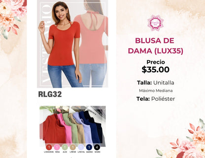 BLUSA DE DAMA (LUX35)