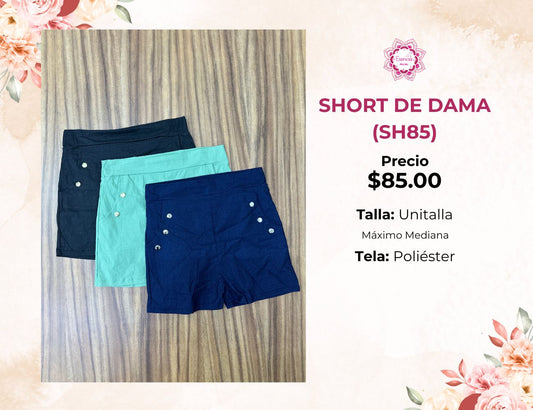 SHORTS DE VESTIR PARA DAMA (SH85)