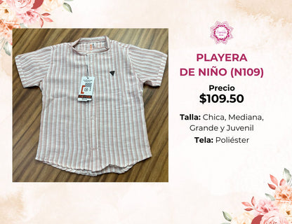 PLAYERAS DE NIÑO (N109)