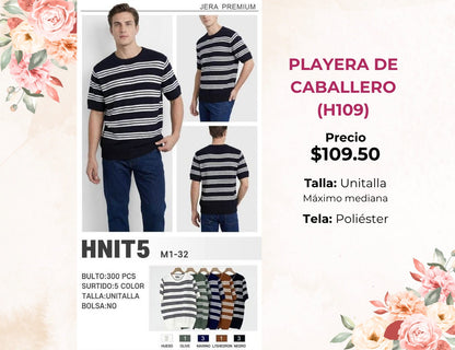 PLAYERAS DE CABALLERO (H109)