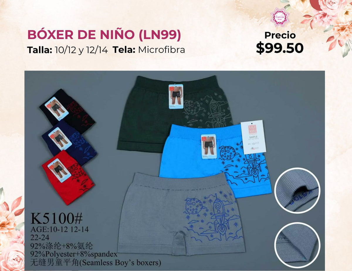 BOXER DE NIÑO (LN99)