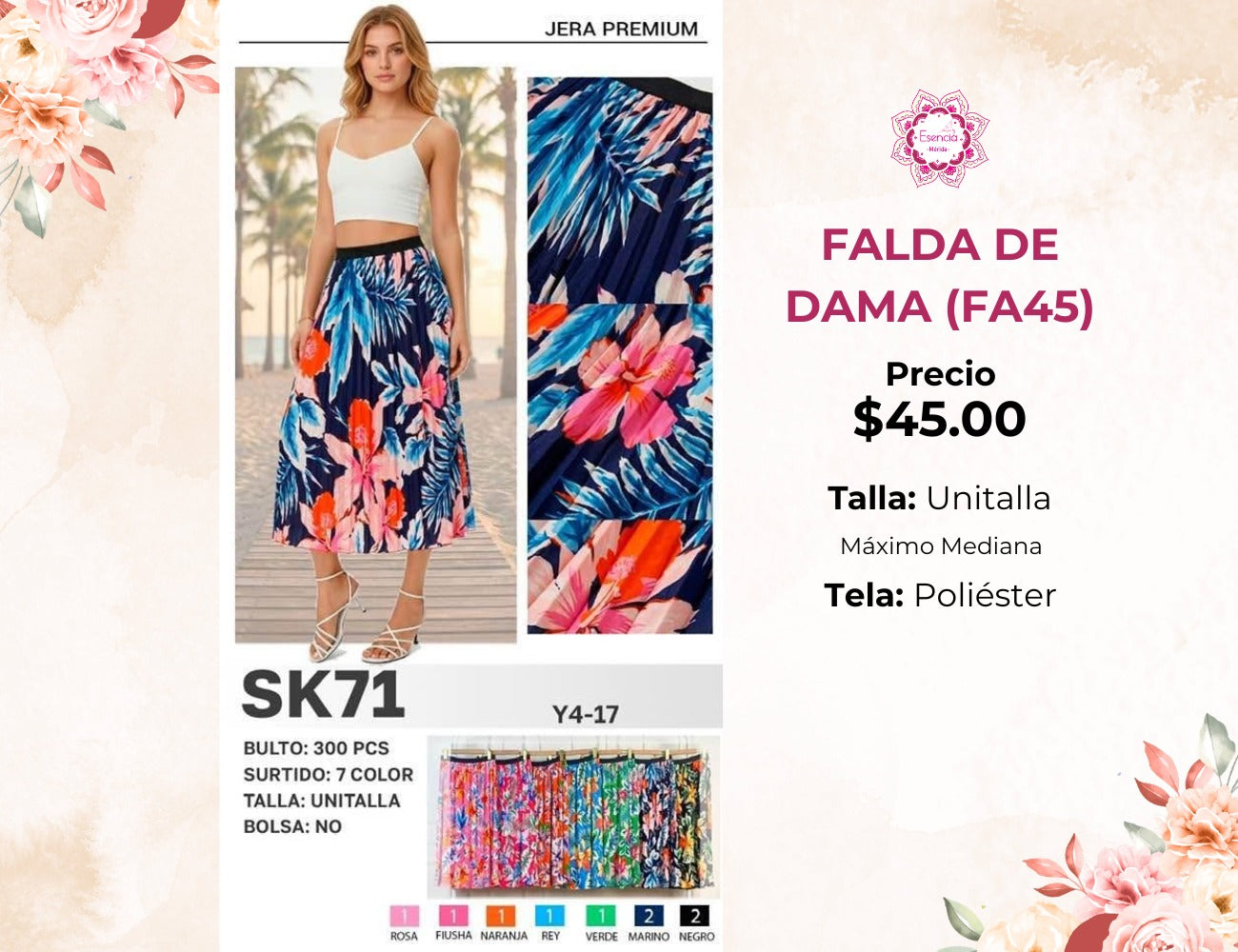 FALDA DE DAMA (FA45)