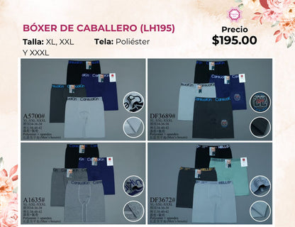 BÓXER LARGO DE CABALLERO (LH195)