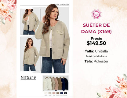 SUÉTERES DE DAMA (X149)