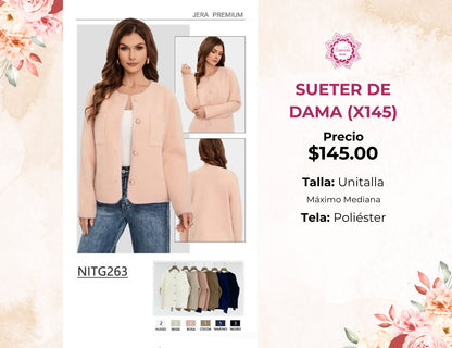 SUÉTER DE DAMA (X145)