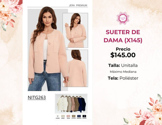 SUÉTER DE DAMA (X145)