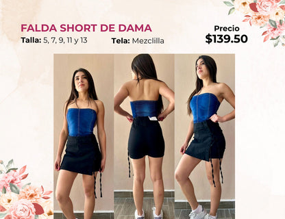 FALDA SHORT DE DAMA (FA139)