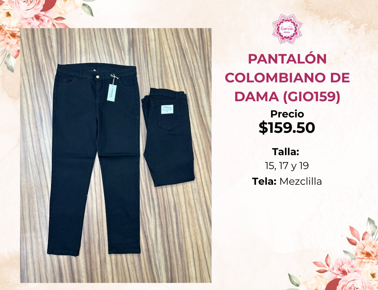 PANTALONES EXTRA PARA DAMA (GIO159)