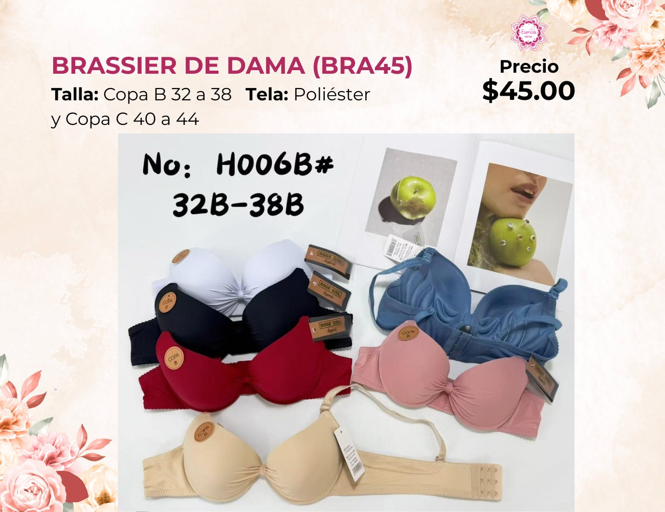 BRASIER DE DAMA (BRA45)