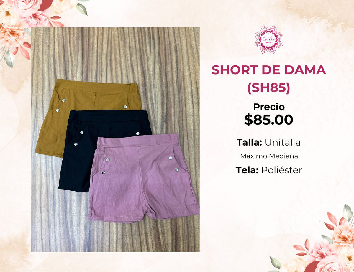 SHORTS DE VESTIR PARA DAMA (SH85)