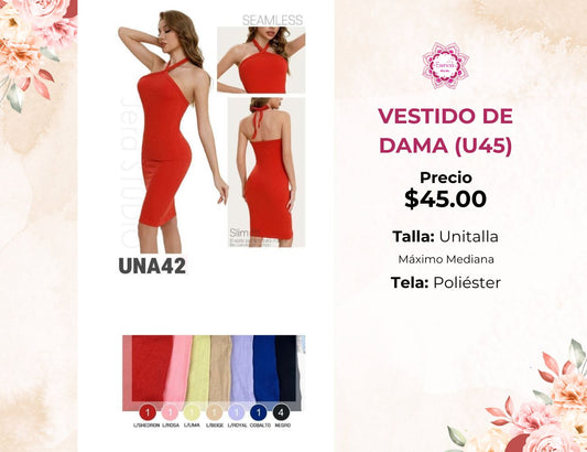 VESTIDO DE DAMA (U45)