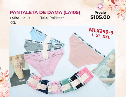 PANTALETAS PARA DAMA (LA105)