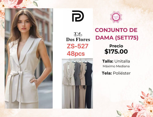 SET DE PANTALÓN Y BLUSA DAMA (SET175)