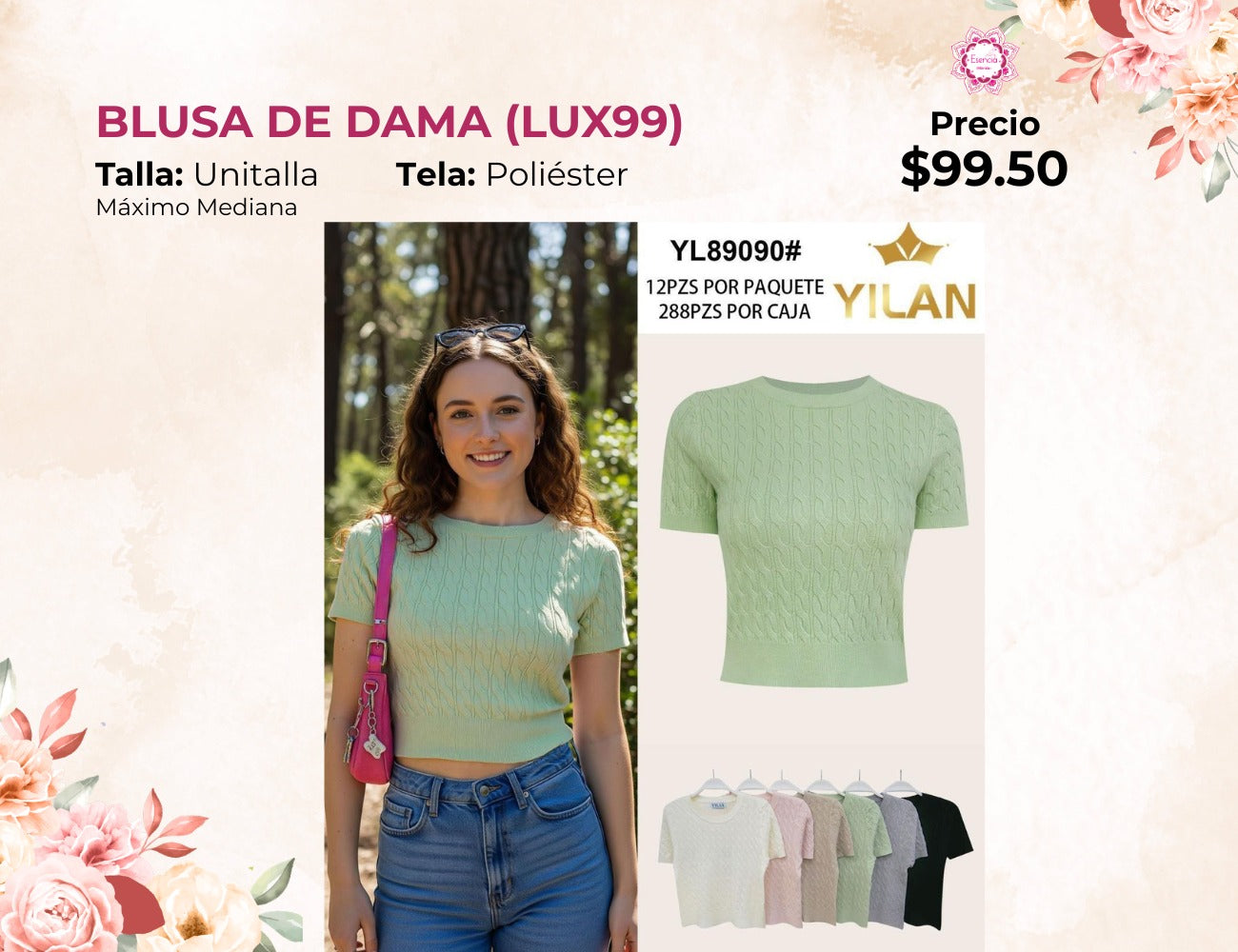 BLUSAS DE DAMA PREMIUM (LUX99)