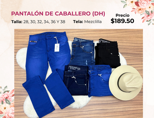PANTALON DE CABALLERO DE MEZCLILLA (DH)