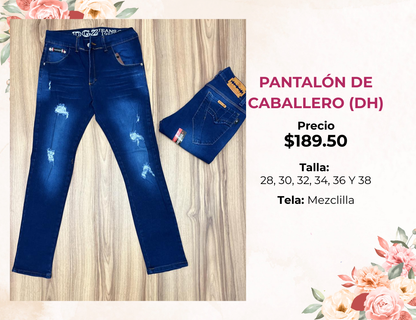 PANTALON DE CABALLERO DE MEZCLILLA (DH)