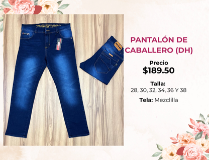 PANTALON DE CABALLERO DE MEZCLILLA (DH)