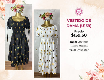 VESTIDO DE DAMA LARGO (U159)
