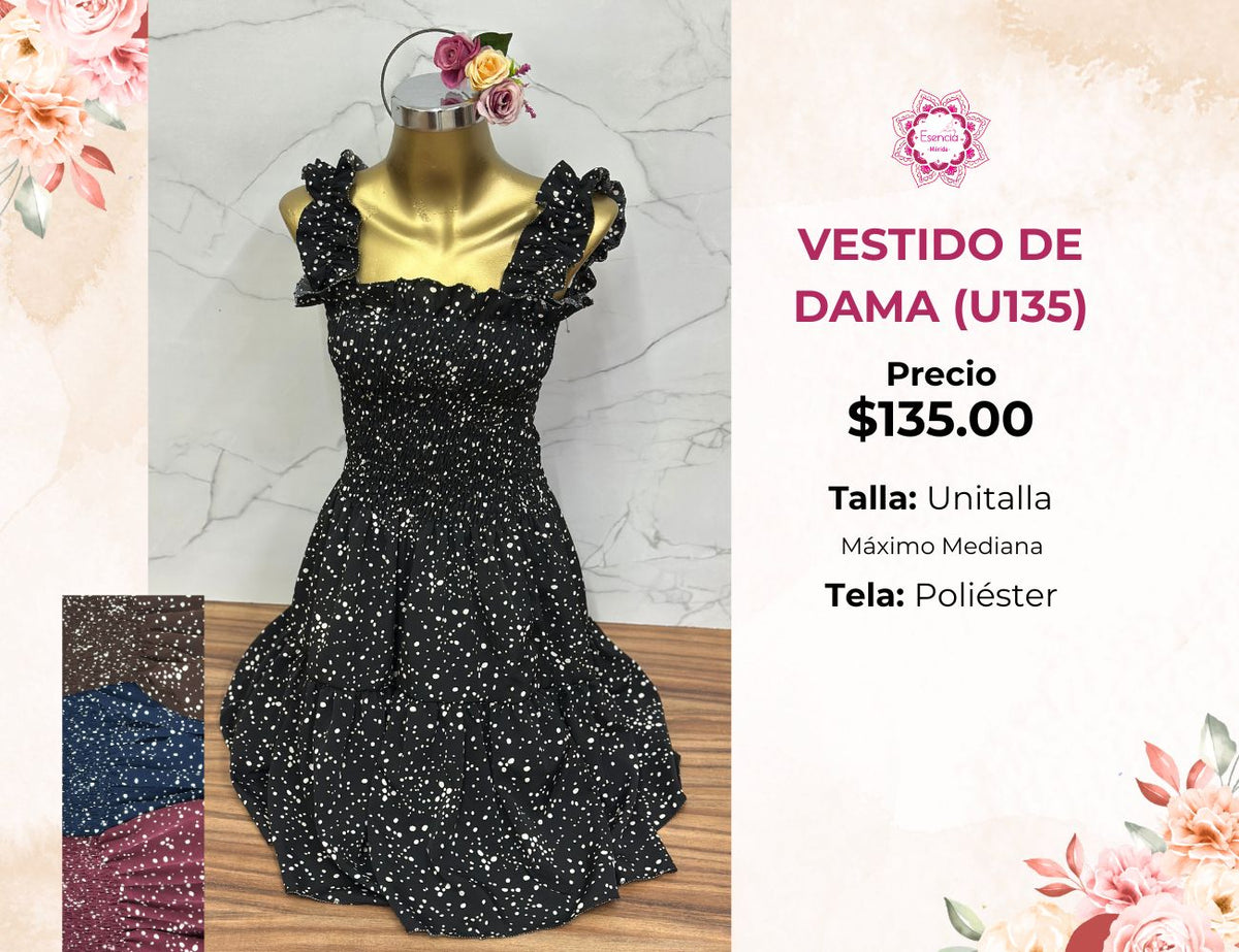 VESTIDO DE DAMA (U135)