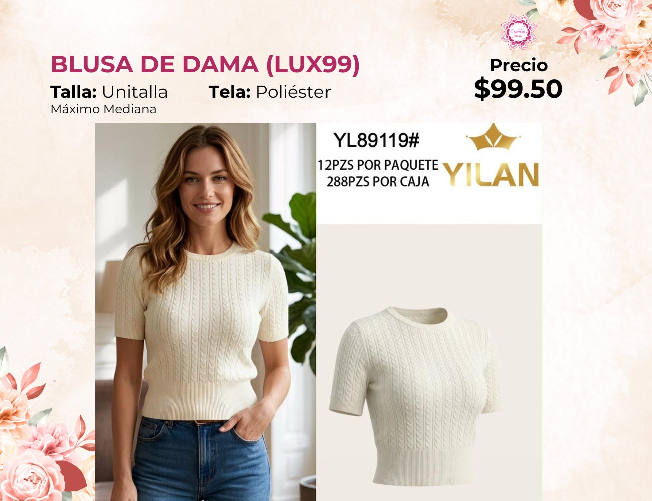 BLUSAS DE DAMA PREMIUM (LUX99)