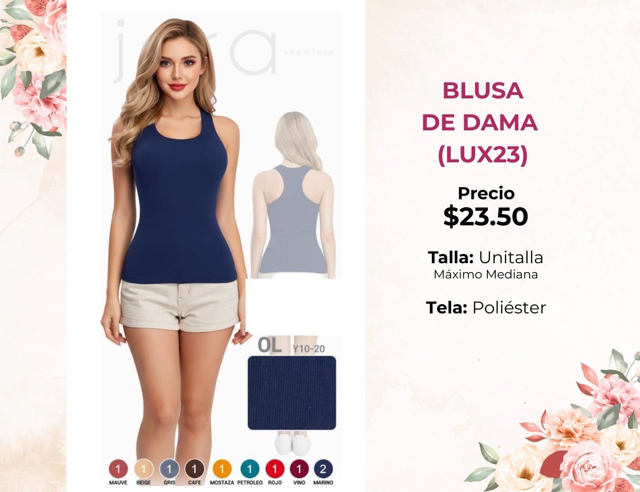 BLUSAS DE DAMA (LUX23)