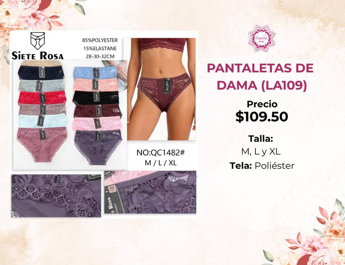 PANTALETAS DE DAMA (LA109)