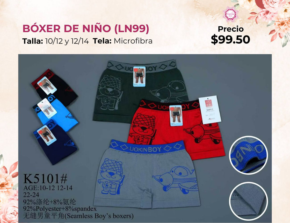BOXER DE NIÑO (LN99)
