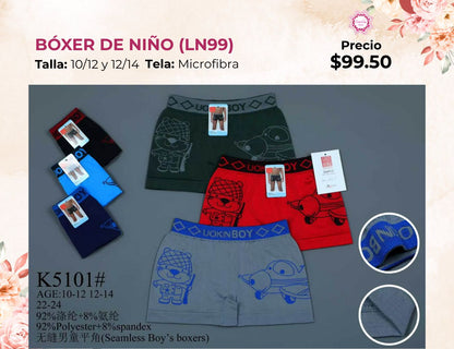 BOXER DE NIÑO (LN99)