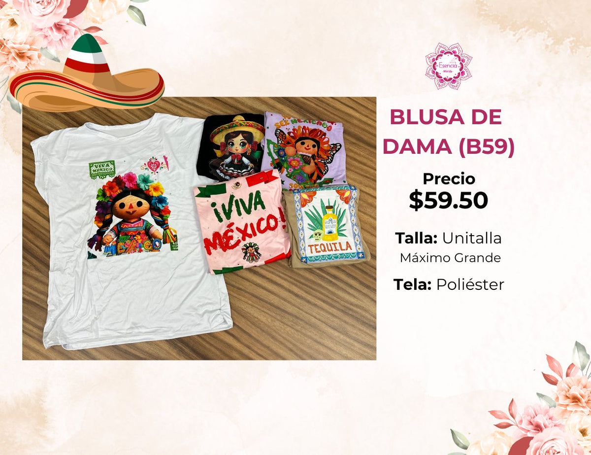 BLUSA DAMA EXTRA (B59)