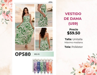 VESTIDO DE DAMA (U59)