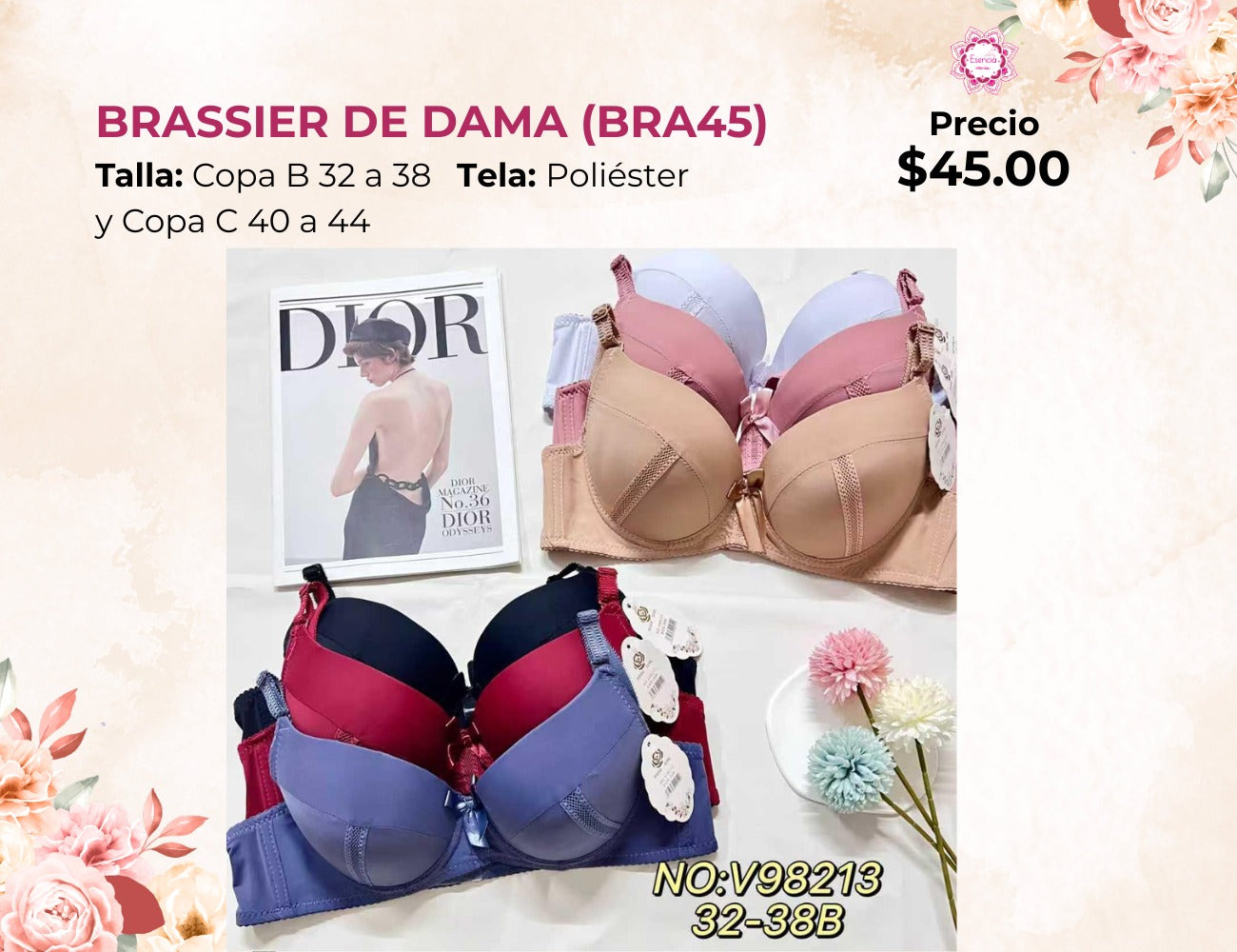 BRASIER DE DAMA (BRA45)