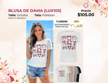 BLUSAS PREMIUM DE DAMA (LUX105)