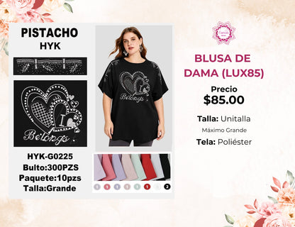 BLUSA DE DAMA (LUX85)