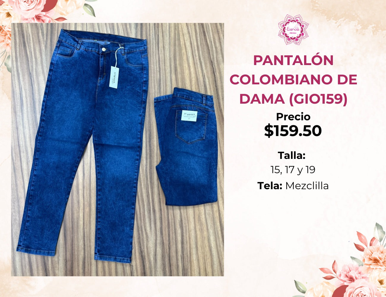 PANTALONES EXTRA PARA DAMA (GIO159)