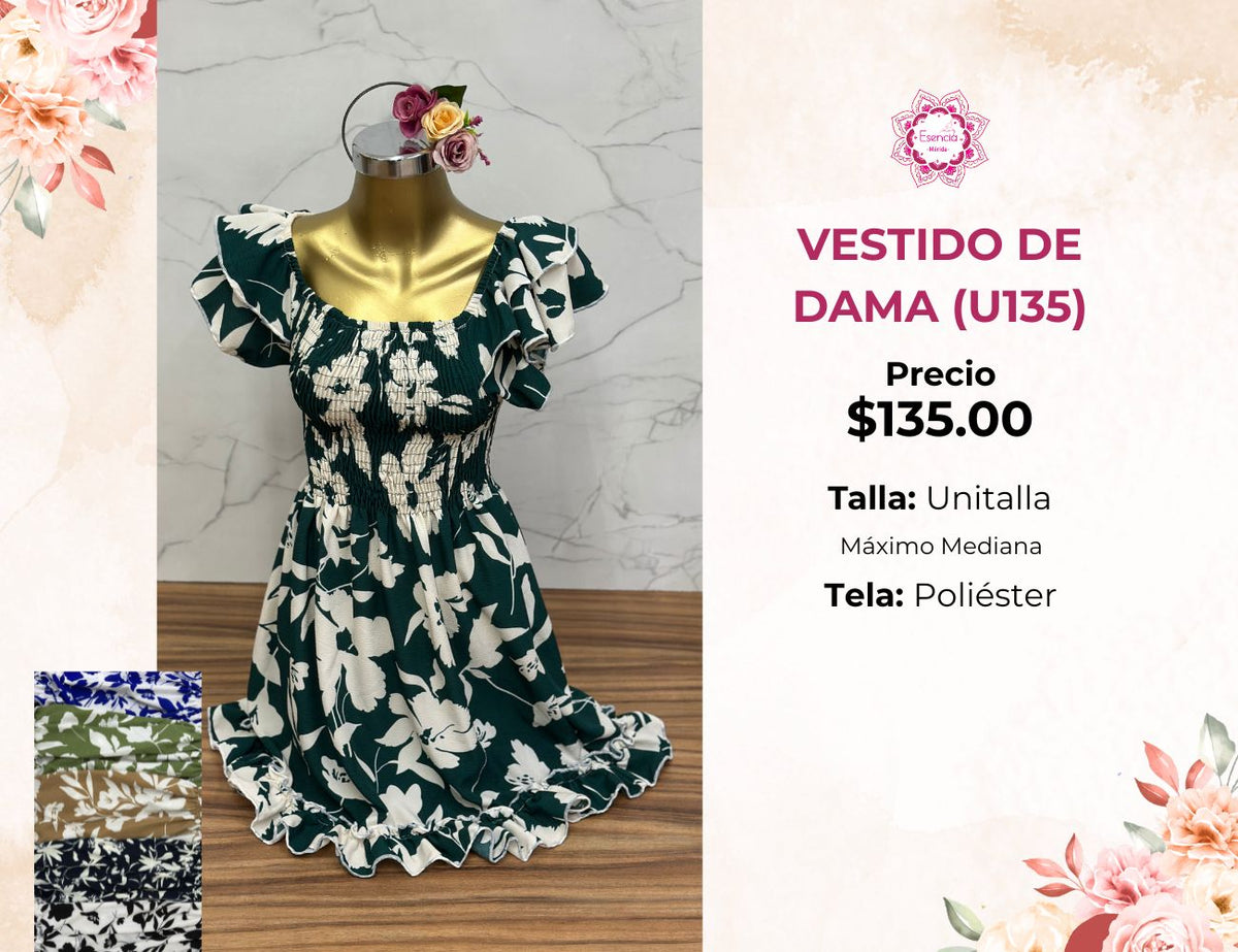 VESTIDO DE DAMA (U135)