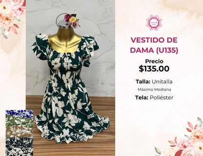 VESTIDO DE DAMA (U135)