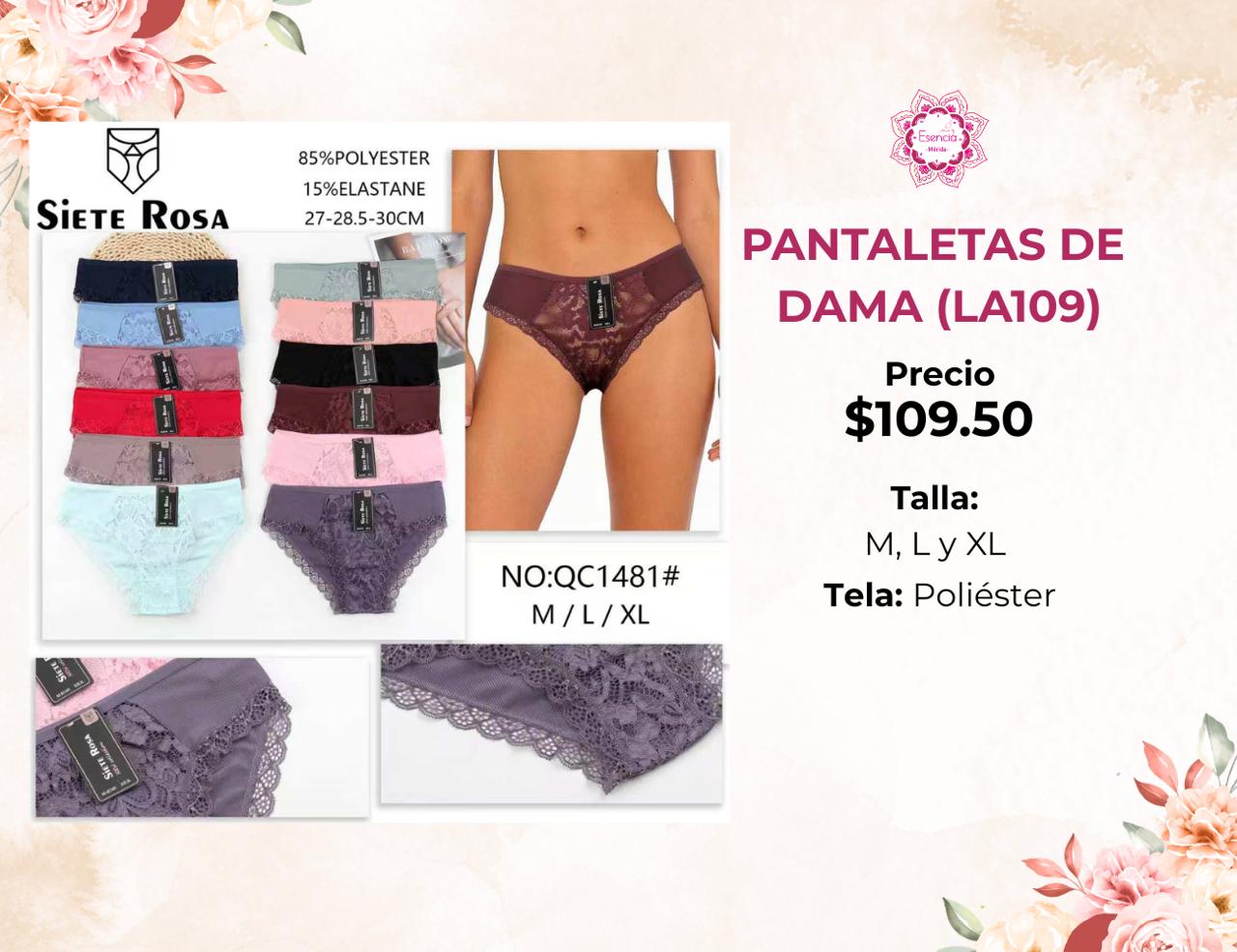 PANTALETAS DE DAMA (LA109)