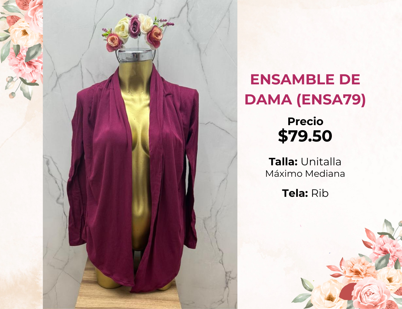 ENSAMBLE DE DAMA (ENSA79)