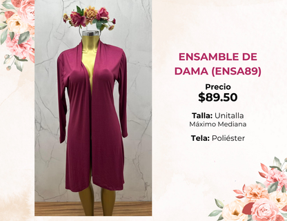 ENSAMBLE DE DAMA LARGO (ENSA89)