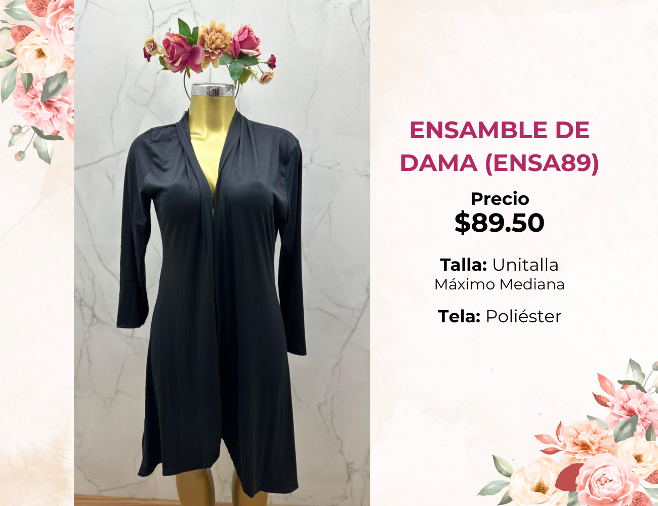 ENSAMBLE DE DAMA LARGO (ENSA89)