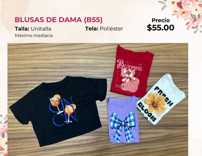 BLUSA MANGA CORTA (B55)