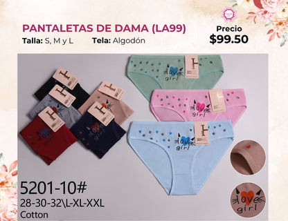 PANTALETAS PARA DAMA (LA99)