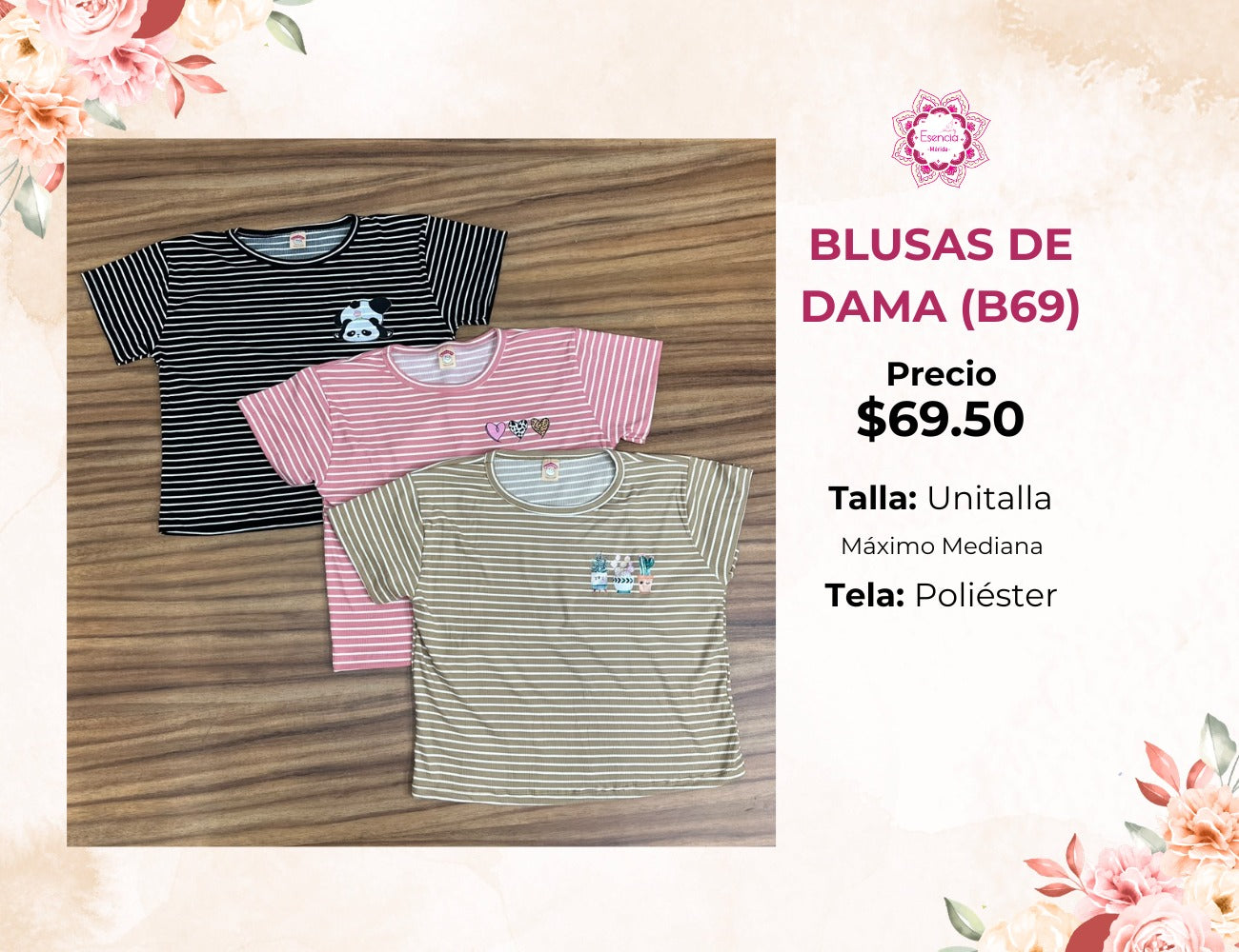 BLUSAS DE DAMA (B69)