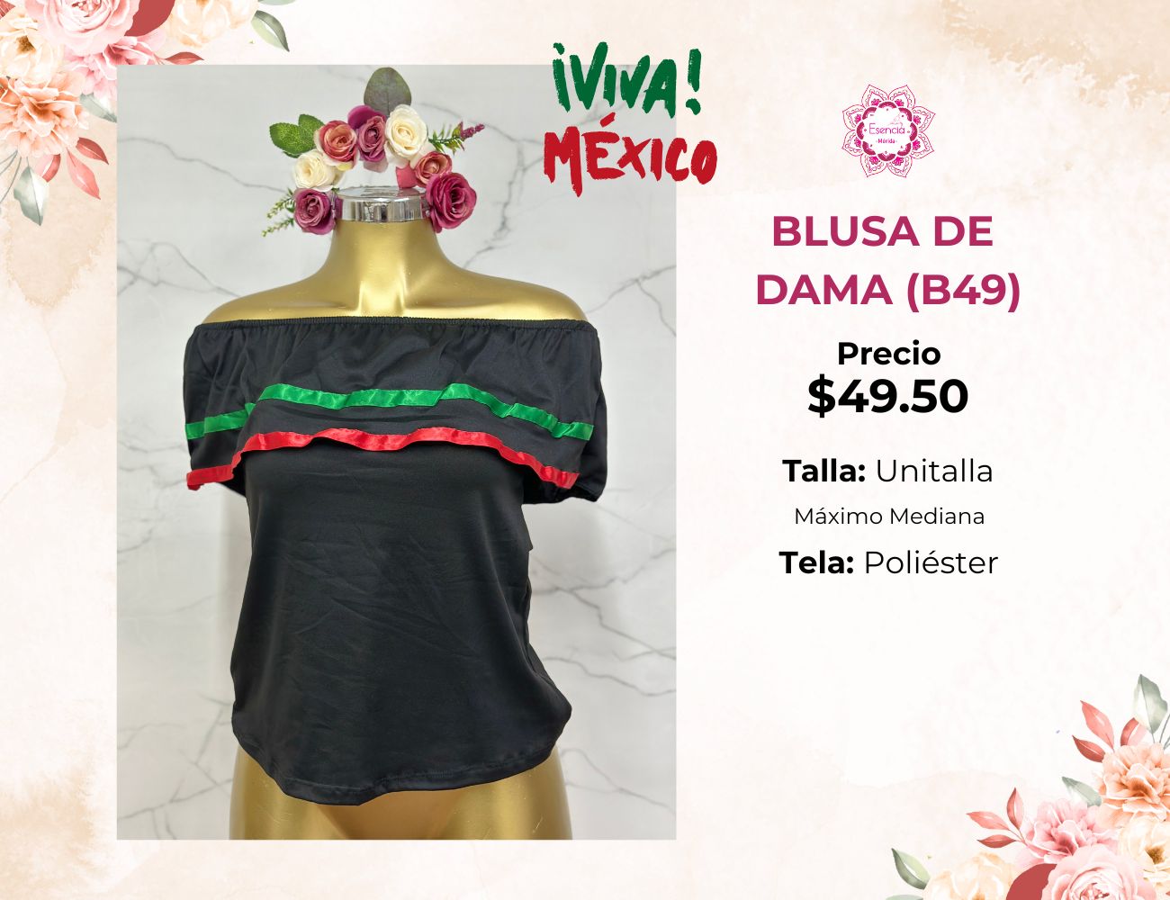 BLUSAS MEXICANAS (B49)